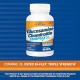 21st Century Glucosamine Chondroitin Complex Plus MSM 80 Tablets - Triple Strength Joint Support