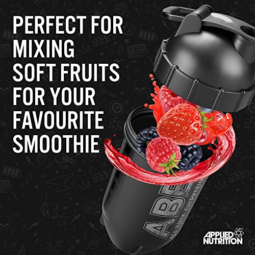 Applied Nutrition ABE Bullet Shaker - All Black Protein Shake Bottle, 500ml, BPA-Free