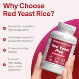 Red Yeast Rice 120 Capsules | Fermented Extract for Natural Cholesterol Support