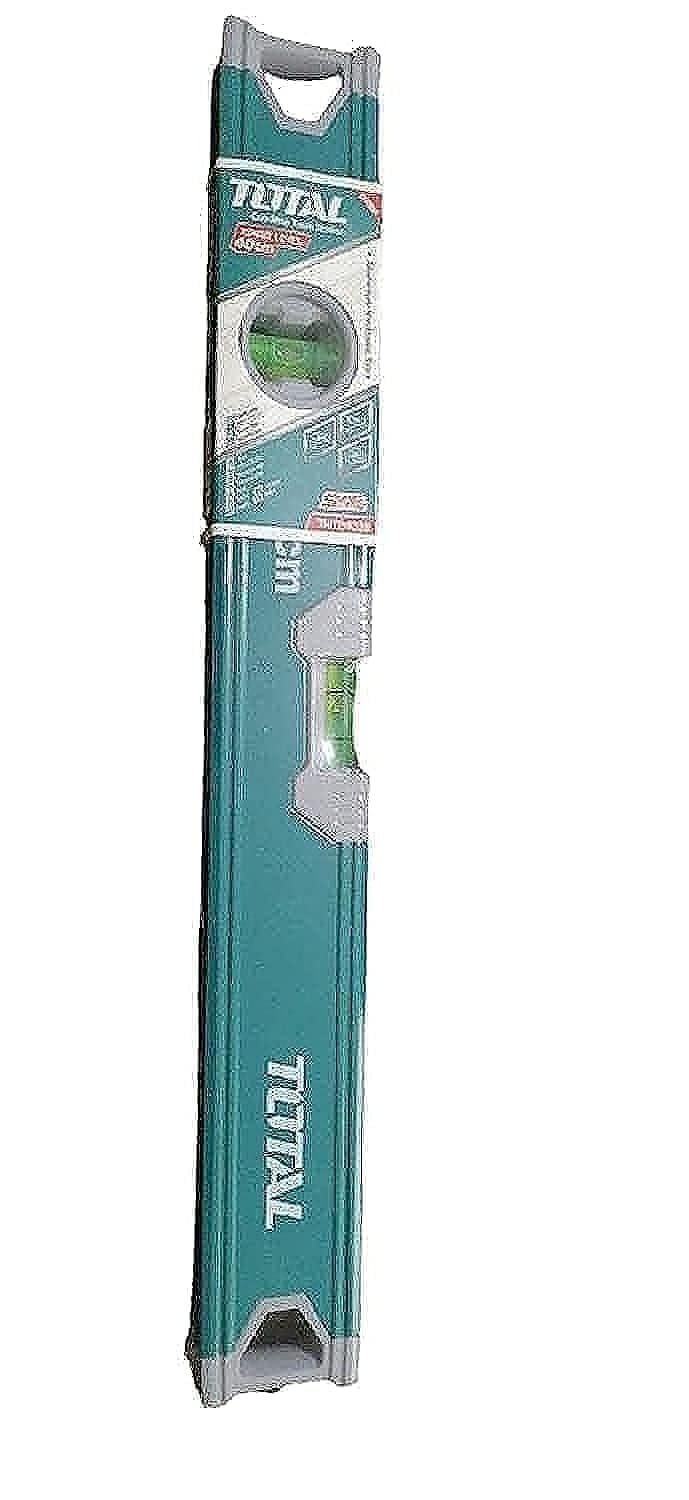 Total 40 cm Spirit Level with 2 Vials - Aluminum Frame for Accurate Measuring