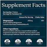 Doctor's Best High Absorption Magnesium Glycinate Lysinate, 100% Chelated, Non-GMO, Vegan, Gluten & Soy Free, 200 mg, 240 Count