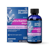 Mommy's Bliss Baby Multivitamin + Iron - Immune Support & Healthy Growth for Infants 2+ Months - 30 ml