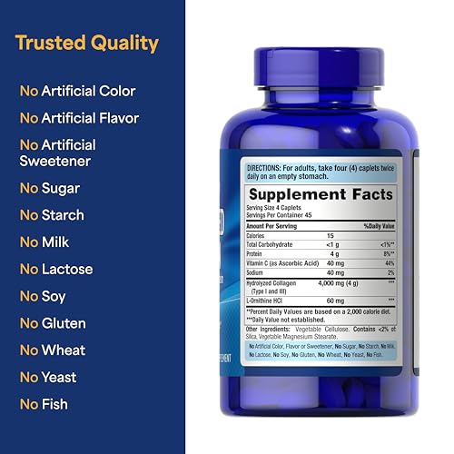 Puritan's Pride Hydrolyzed Collagen - Skin & Joint Support