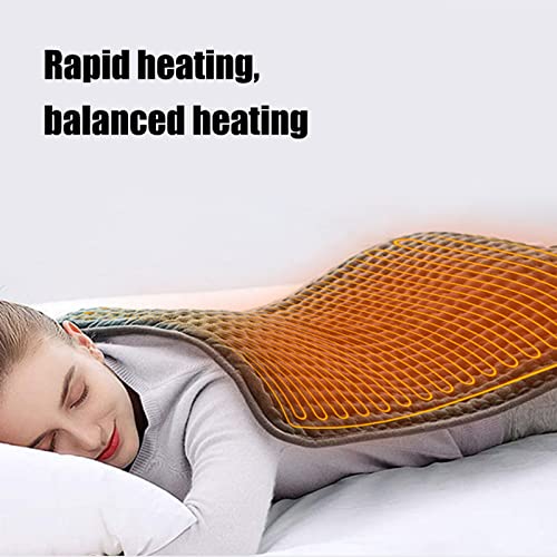 Rapid Heating Back Heating Pad with Elastic Straps | 6 Levels for Travel & Pain Relief