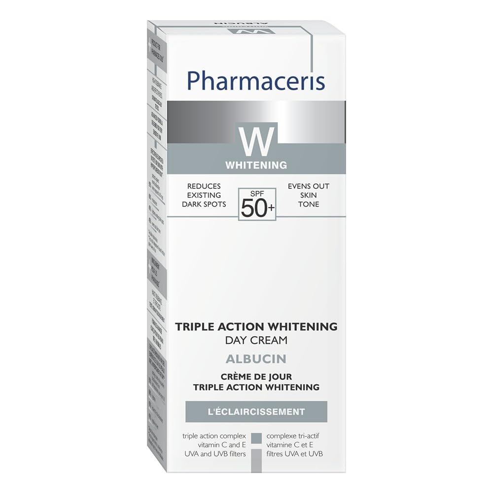 Pharmaceris W Albucin Whitening Day Cream SPF 50+ with 4% Niacinamide (30ml)