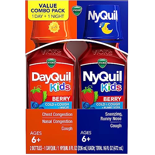 Vicks DayQuil & NyQuil Kids Berry Cold & Cough Combo Pack