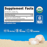 Nutricost Organic Lion's Mane Mushroom Powder - 227 Servings