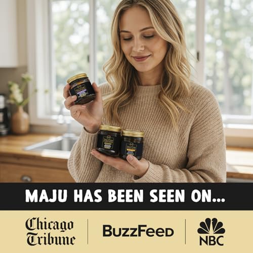 MAJU Beef Tallow Manuka Honey Balm - Unscented Skin Moisturizer with Black Seed Oil