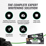 Dabur Herbal Activated Charcoal Whitening Toothpaste with Bamboo Toothbrush - 150g