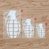 3S MOTORLINE Hand Grenade Decals (3-Pack) - Car, Boat, Laptop Stickers