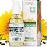 Advanced Clinicals Firming Collagen Body Oil - Tighten & Hydrate Your Skin