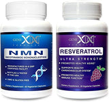GENEX NMN & Resveratrol Dynamic Duo for Healthy Aging Support (2 Bottles)