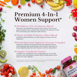 Vitalitown Women's Probiotics 120 Billion CFUs - Gut & Vaginal Health Support - 60 Capsules