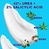 Premium 42% Urea Foot Cream with Salicylic Acid & Natural Oils - For Feet, Hands & Rough Skin