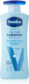 Vaseline Ice Cool Hydration Lotion for Refreshed & Soft Skin - 400ml