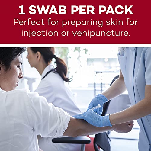 Dealmed Povidone Iodine 10% Swabsticks - 50/Box (Pack of 2) Individually Sealed for Wound Care