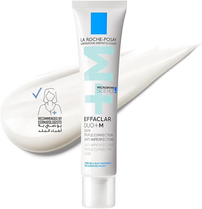 La Roche-Posay Effaclar Duo+M Acne Treatment Cream - 40ml for Oily & Acne Prone Skin