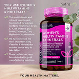Nutravita Women's 24 Essential Active Vitamins & Minerals Vegan Tablets with Biotin & Hyaluronic Acid 180 Pieces