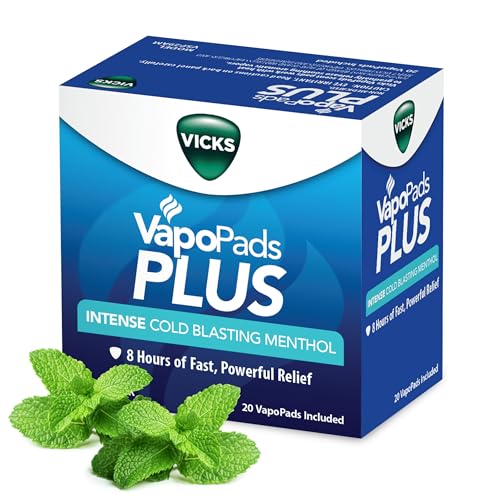 Vicks VapoPads Plus Menthol Refills - Humidifiers & Inhalers (20-Pack)