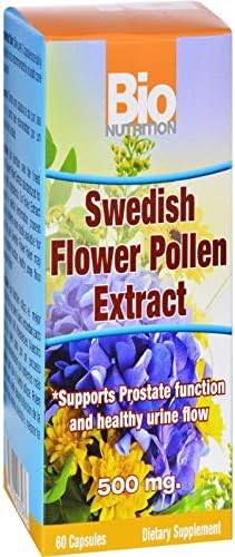 Bio Nutrition Swedish Flower Pollen Extract - 500 Mg, 60 Count - Natural Energy & Immune Support