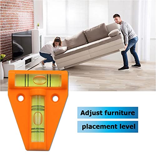 [4 Pack] Horizontal Bubble Level Set - Cross Check Levelers for Picture Hanging