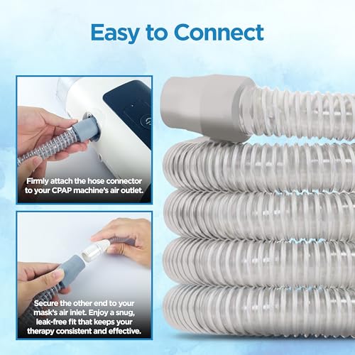 Resplabs CPAP Tubing & Hose Cover - Gray (Standard 22mm)