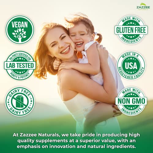 Zazzee Myo Inositol 120 Vegetarian Capsules - 2000mg for Hormonal Balance