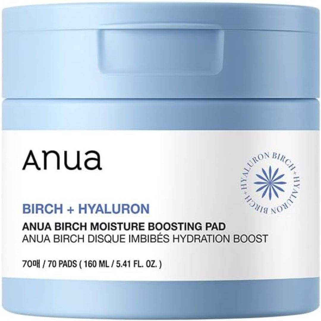 أقراص تنظيف وترطيب ANUA Birch  للبشرة  بخلاصة البتولا
