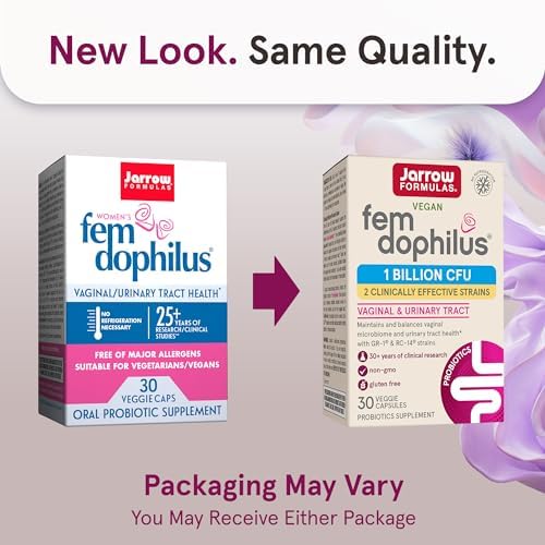 Jarrow Formulas, Vegan Fem Dophilus®, 1 Billion CFU, 30 Veggie Capsules