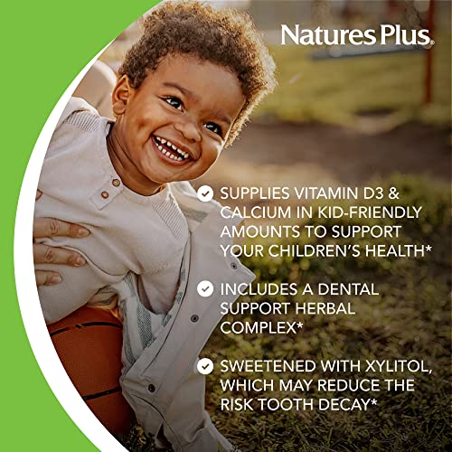 Nature's Plus, Source of Life, Animal Parade, Tooth Fairy Probiotic, Children's Chewable, Natural Vanilla Flavor, 90 Animal-Shaped Tablets