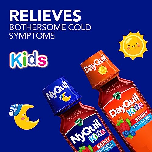 Vicks DayQuil & NyQuil Kids Berry Cold & Cough Combo Pack