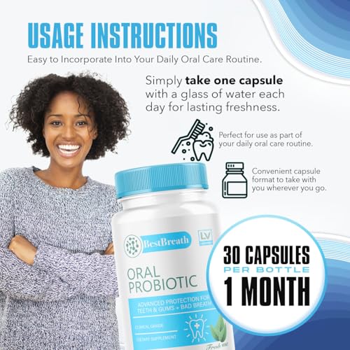 LIVORKA Best Breath Oral Probiotic - Advanced Breath Freshening Pills (1 Pack)