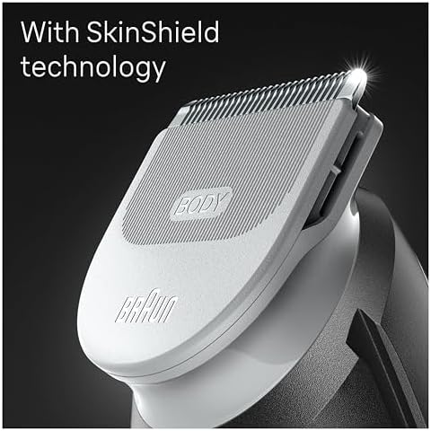 Braun BG5360 Series 5 Body Groomer - Grey - Precise & Comfortable Trimmer