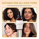 Hair Growth Oil - Natural Scalp Stimulator with Rosemary, Mint & Omega 3,6,9 - 1.7 fl oz/50 ML
