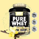 NXT Nutrition Pure Whey – Premium Whey Protein Powder for Muscle Growth & Recovery – 2.25kg, 75 Servings, Vanilla