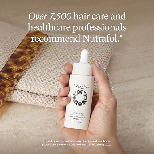 Nutrafol Women's Hair Serum 1.7 Fl Oz - Vegan Formula for Thicker, Stronger Hair