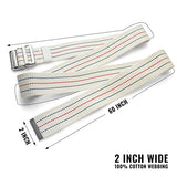 ASA TECHMED Gait Belts for Seniors - 60" Beige Caregiver Lifting Belt with Quick Release Buckle - Standing Assist Aid for Elderly Care