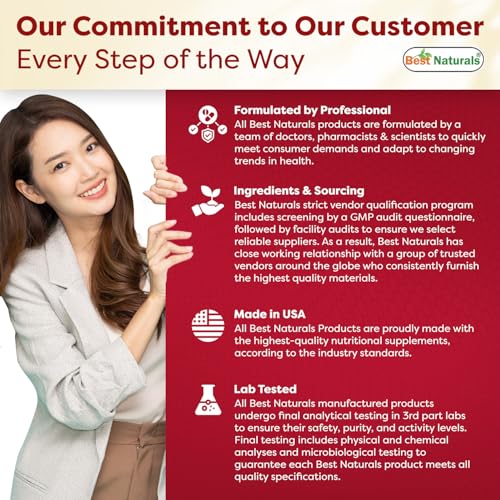 Best Naturals Red Yeast Rice 600mg - 120 Capsules