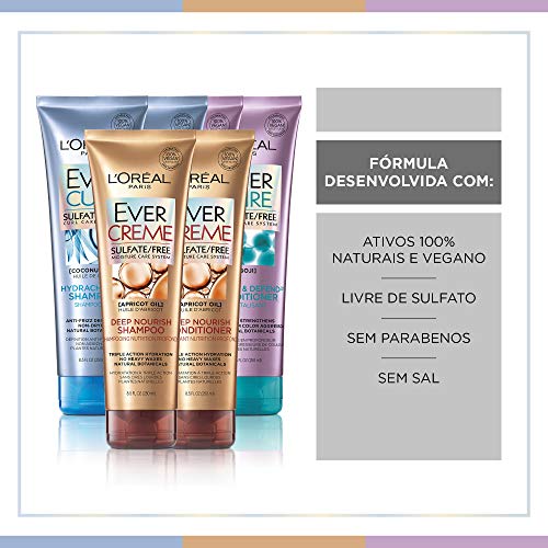 L'Oreal Paris EverPure Repair and Defend Sulfate Free Conditioner for Color-Treated Hair - 8.5 Fl Oz