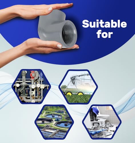 90° Elbow PVC U with Internal Thread Ø 32mm - 10 Year Warranty by MONTERAL