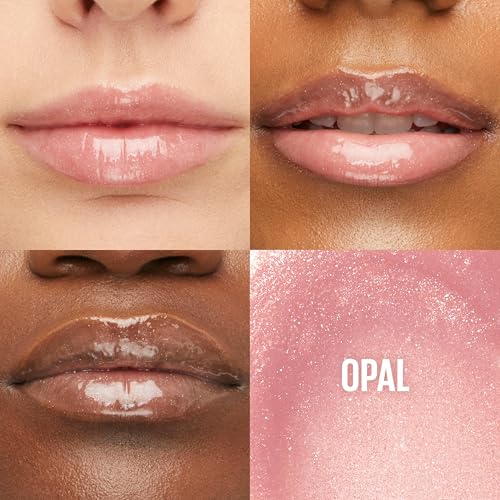 Maybelline Lifter Gloss - Hydrating Lip Gloss with Hyaluronic Acid - Opal, Pink Neutral - 0.18 oz