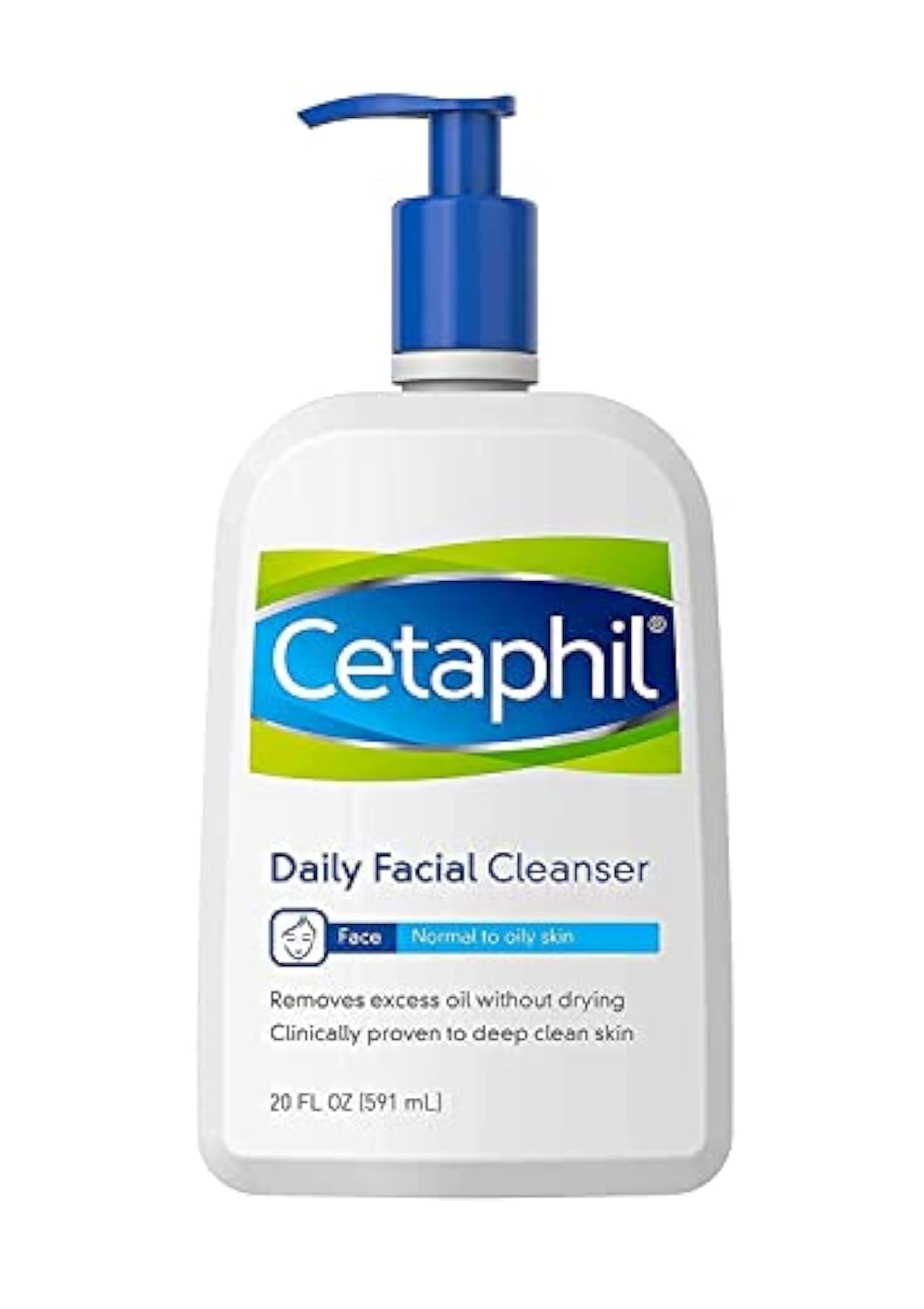 Cetaphil Daily Facial Cleanser for Sensitive Skin, 20 oz