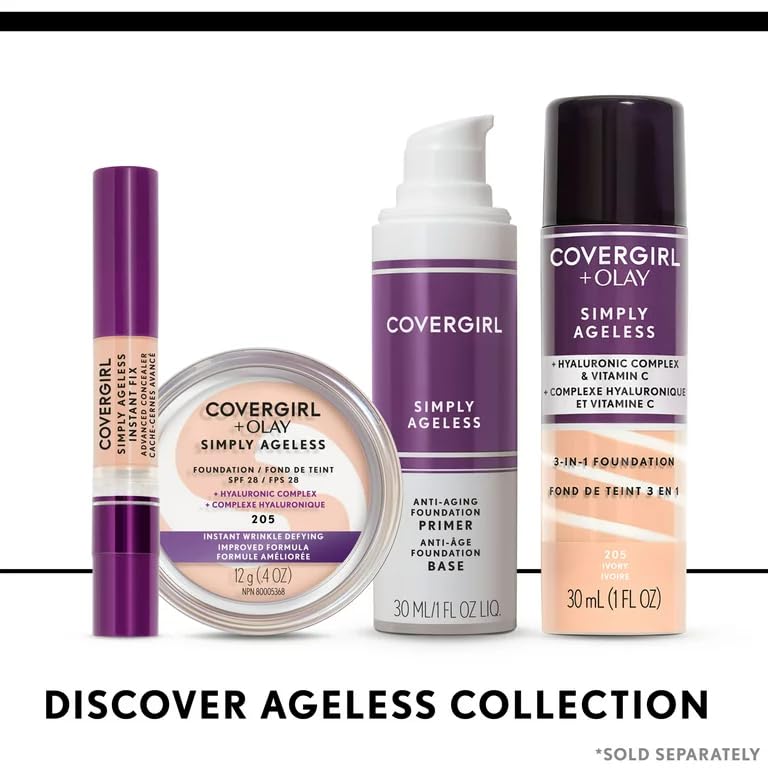 CoverGirl & Olay Simply Ageless 3-in-1 Liquid Foundation: Matte Finish