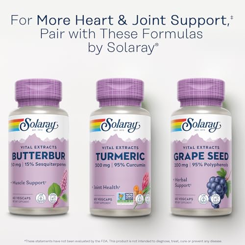 Solaray Turmeric Root Extract - 300 mg - 60 VegCaps - Natural Turmeric Supplement for Joint & Digestive Health