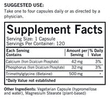 Kirkman Labs TMG Trimethylglycine 500mg - Methylation & Heart Health Aid, 120 Capsules