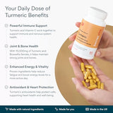 BetterVits Turmeric Complex - 10,000mg Extract with Black Pepper & Boswellia Serrata - Joint Health & Anti-Inflammatory Support