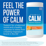 Natural Vitality Calm Magnesium Citrate Supplement - Anti-Stress Drink Mix - Gluten Free Vegan Non-GMO Orange 8 oz