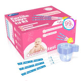 50-Count Ovulation Test Strips Fertility Predictor Kit with Urine Cups