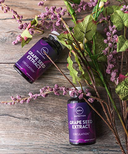 MRM Grape Seed Extract Supplement, 120mg per Capsule, 100 Vegan Capsules
