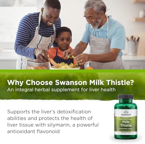 Swanson Full Spectrum Milk Thistle - Liver Support - 500mg, 100 Capsules